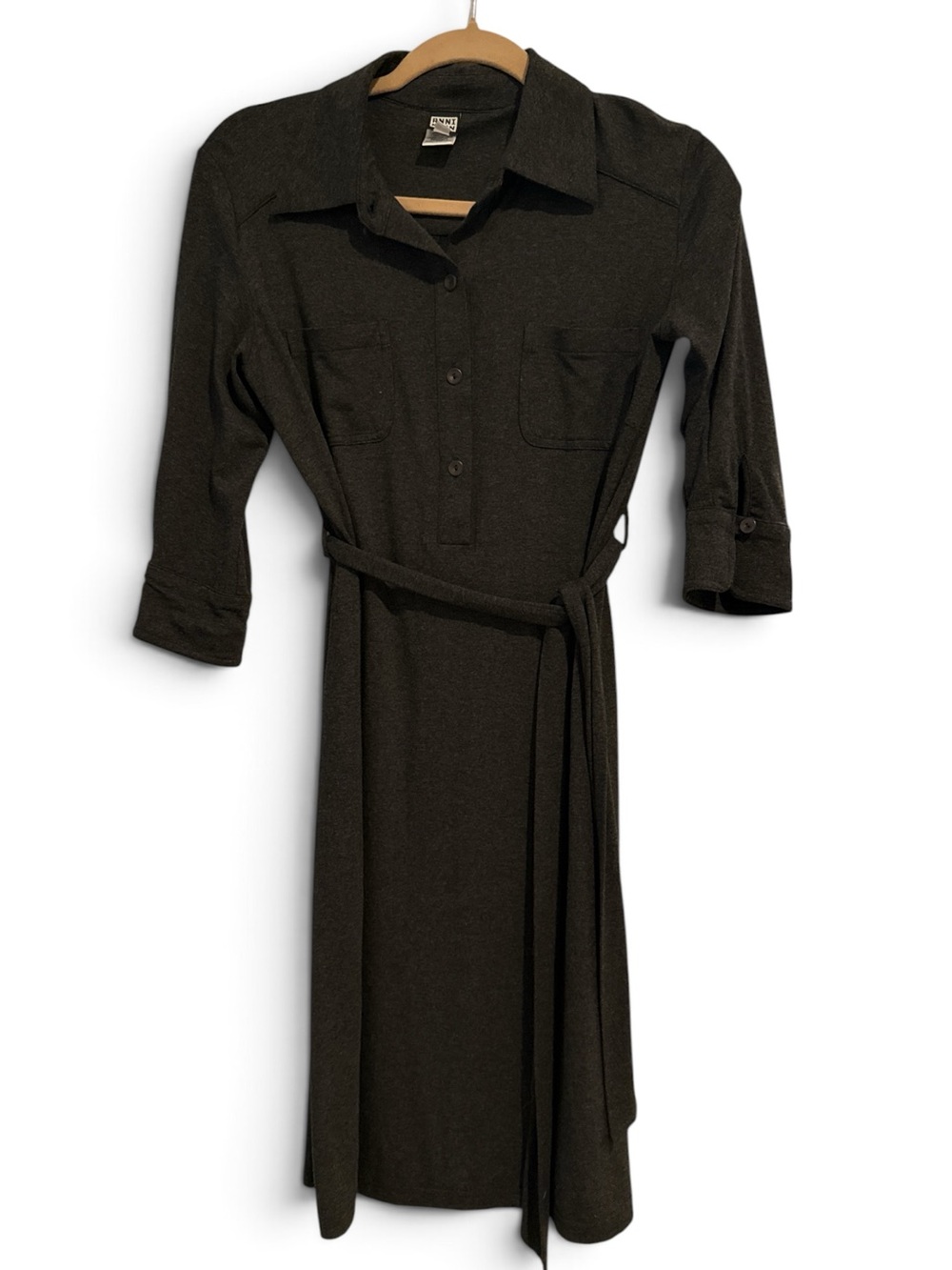 Anni Kuan Collared Shirt Dress